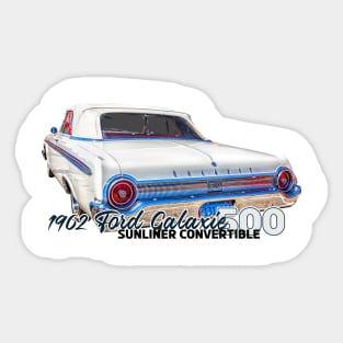 1962 Ford Galaxie 500 Sunliner Convertible Sticker